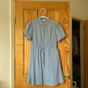 Blue and White Stripe J. CREW dress - Size 4